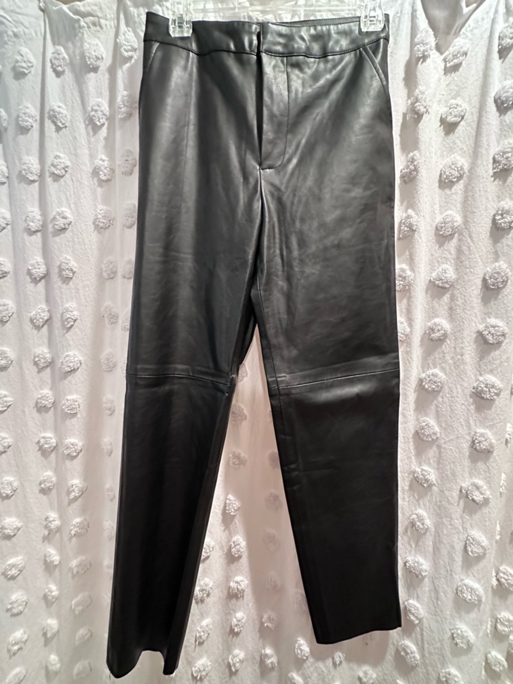 Women’s Black Faux Leather Pants